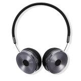 Cool 3.5mm Wired Stereo Headband Headphones Soft Leather Earcups Man Foldable Handsfree Headset with Special Storage Bag BH869
