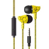 Wired Earphone Noise Isolating in ear 3.5mm Crack Earphone With Mic Handsfree Headset For MP3 MP4 fone de ouvido ecouteurs #0