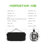 HOPESTAR H36 Mini Bluetooth Speaker Outdoor Portable Waterproof Wireless Small Loudspeaker Hifi Bass Sound 3D Stereo Music Tf