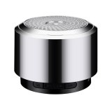 VOBERRY Metal Portable Mini Wireless Bluetooth Speaker USB Led Light Music Hi-Fi Boxes  Subwoofer Small