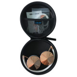 Liboer Beautiful Headphones Dynamic Headband Rose Gold Headphones with Mic Wired Headset for Mobile Phone On-ear Headphone