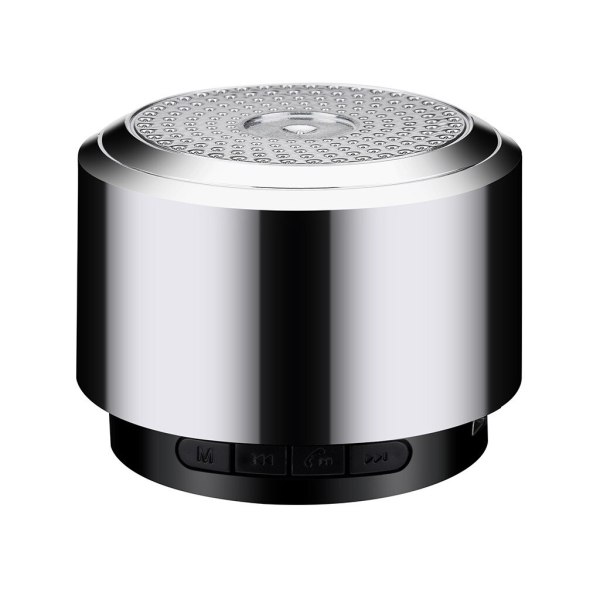 VOBERRY Metal Portable Mini Wireless Bluetooth Speaker USB Led Light Music Hi-Fi Boxes  Subwoofer Small