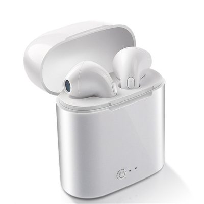 TWS Wireless Earpiece Bluetooth Earphones I7 sport Earbuds Headset With Mic  in-ear Wireless Earphone with Earphone cables