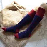European and American fashion tide socks English letter G high stack pile socks network red socks autumn and winter warm stockings