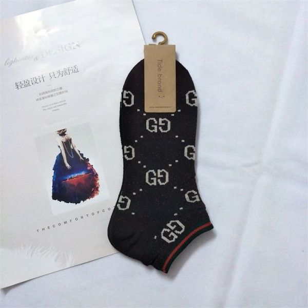 socks Summer boat socks explosion models flash letter socks low to help red and green boat socks