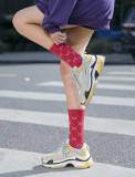 New European and American big brand G with the letter female socks explosion models cotton net red stockings fashion magazine socks