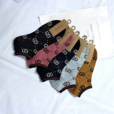 socks Summer boat socks explosion models flash letter socks low to help red and green boat socks