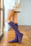 Boots under the gold and silver new letter calf socks, independent packaging, cotton high tide socks, calf socks