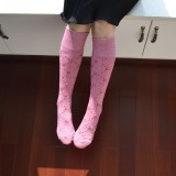 European and American fashion tide socks English letter G high stack pile socks network red socks autumn and winter warm stockings