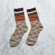 2019 Net red explosion models G letter in the pile pile socks European and American tide socks college sports and leisure cotton color matching women's socks wholesale