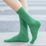 New European and American big brand G with the letter female socks explosion models cotton net red stockings fashion magazine socks