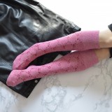 European and American fashion tide socks English letter G high stack pile socks network red socks autumn and winter warm stockings