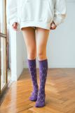 Boots under the gold and silver new letter calf socks, independent packaging, cotton high tide socks, calf socks