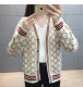 sweater jacket women 2019 autumn and winter long sleeve loose V-neck single-breasted jacket sweater cardigan