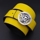 belt silver buckle classic fashion men and women belt casual joker belt