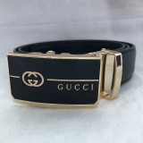 New men's belt automatic buckle real leather belt fashion