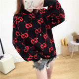new women's hooded hooded sweater loose sweater sweater base long-sleeved shirt