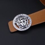 belt silver buckle classic fashion men and women belt casual joker belt