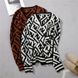 2019 autumn new sweater V-neck letter long-sleeved shirt curved thin section