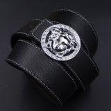 belt silver buckle classic fashion men and women belt casual joker belt