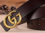 belt women's real leather retro joker thin belt jeans with fashion decoration