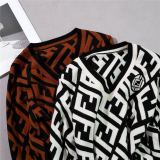 2019 autumn new sweater V-neck letter long-sleeved shirt curved thin section