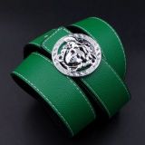 belt silver buckle classic fashion men and women belt casual joker belt