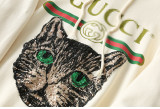 clothes 2019 sequined cat head loose hooded sweater