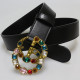 belt men's real leather belt fashion joker women's belt smooth buckle belt