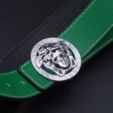 belt silver buckle classic fashion men and women belt casual joker belt