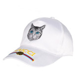 hat men and women baseball cap tiger embroidery visor outdoor sports cap casual hat