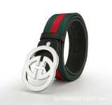 belt red green cloth snake belt men and women belt red green cloth belt buckle belt