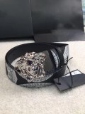 belt men's real leather belt snake demon smooth buckle copper buckle head business belt