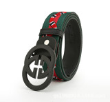belt red green cloth snake belt men and women belt red green cloth belt buckle belt