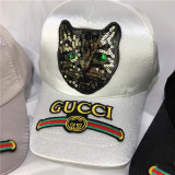 hat women cute cat sequin patch baseball cap spring and summer outdoor travel mesh cap