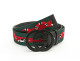 belt red green cloth snake belt men and women belt red green cloth belt buckle belt