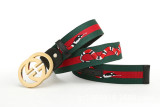 belt red green cloth snake belt men and women belt red green cloth belt buckle belt