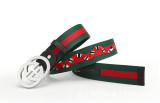 belt red green cloth snake belt men and women belt red green cloth belt buckle belt