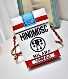 European and American fashion new women  bag letter shoulder bag chain Messenger bag cigarette case bag