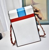 European and American fashion new women  bag letter shoulder bag chain Messenger bag cigarette case bag