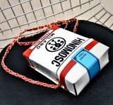 European and American fashion new women  bag letter shoulder bag chain Messenger bag cigarette case bag
