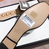 Europe and the United States 2019 spring and summer new rhinestone flat with real leather slippers velvet colored diamonds Baotou joker  sandals women