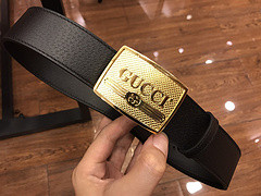 2019 new simple wild 4.0cm pure copper belt buckle cat claw pattern men's belt