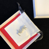 ysl 2018 Saint Laurent counter new diamond letter YSL brooch
