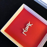 ysl 2018 Saint Laurent counter new diamond letter YSL brooch