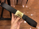 2019 new simple wild 4.0cm pure copper belt buckle cat claw pattern men's belt