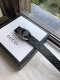 metal buckle embossed cowhide 3.5cm steel shield black belt