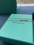 trumpet. Smiley necklace. Rose gold. 925 sterling silver vacuum plating 18K rose gold
