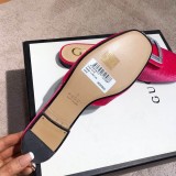 2019 spring new rhinestones half tow luxury velvet flat slippers casual shopping comfortable women's shoes