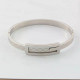 New popular exquisite workmanship plaid letters simple and generous wild titanium steel rose gold 4 color women ring